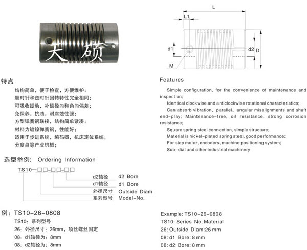 TS10彈簧螺旋鋼聯(lián)軸器